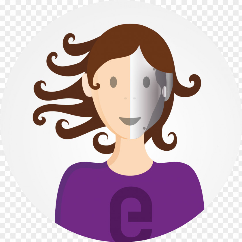 Chatbot Avatar Hair M Character Clip Art PNG