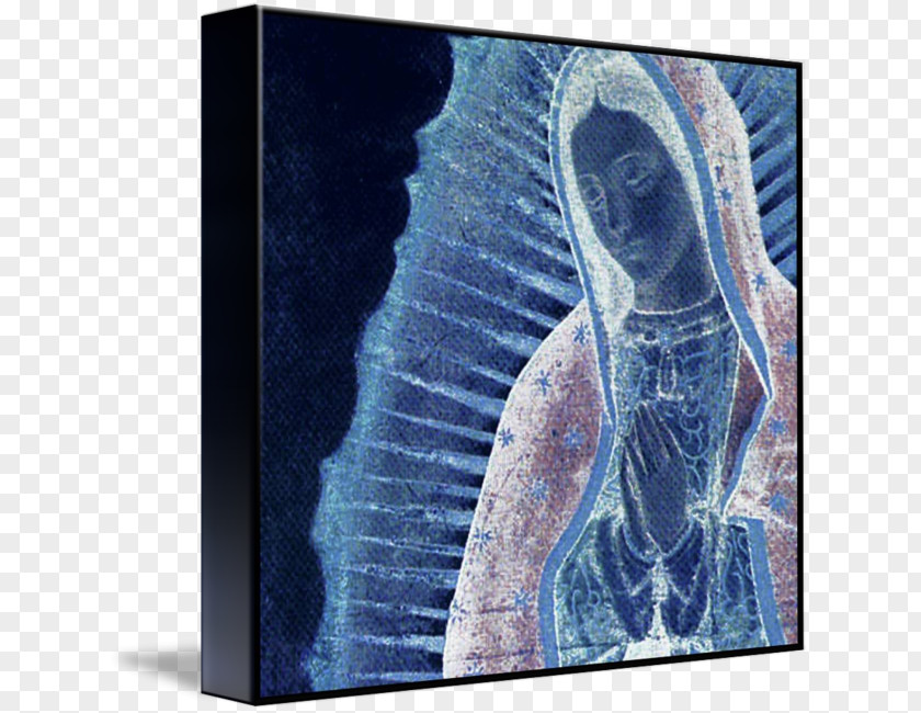 God Our Lady Of Guadalupe Abstract Art Woman The Apocalypse Canvas PNG