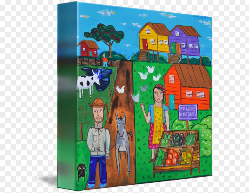 Painting Playset House Mural PNG