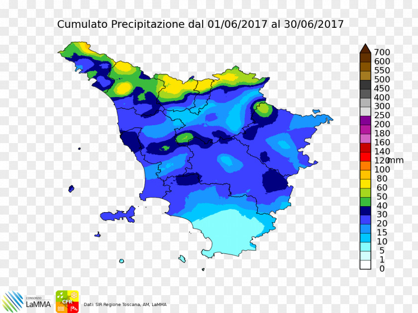 Rain Arezzo LaMMA Consortium Monte Falco Valdichiana Precipitation PNG