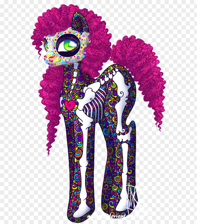 Scull Pinkie Pie Fluttershy Pony Calavera Art PNG