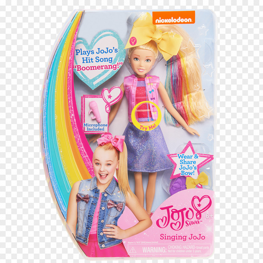 Doll Amazon.com Just Play JoJo Siwa Singing J. C. Penney Boomerang PNG