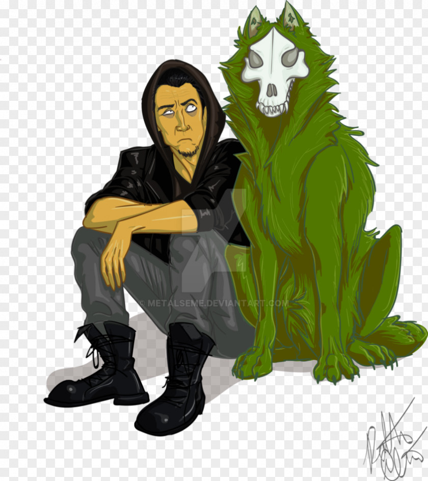 Man And Dog Legendary Creature Animated Cartoon PNG