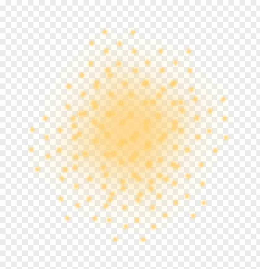 Orange Dream Stars Light Glare Computer File PNG