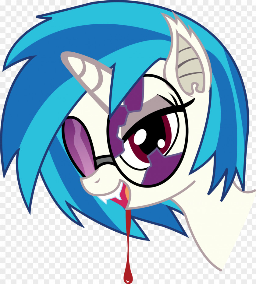 Sad Vector My Little Pony Vampire Phonograph Record PNG