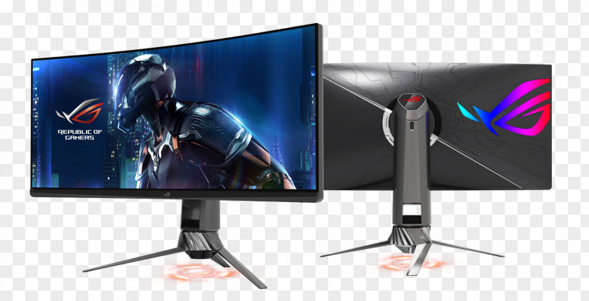 Computex Taipei ASUS ROG Swift PG-8Q Computer Monitors Nvidia G-Sync Republic Of Gamers PNG