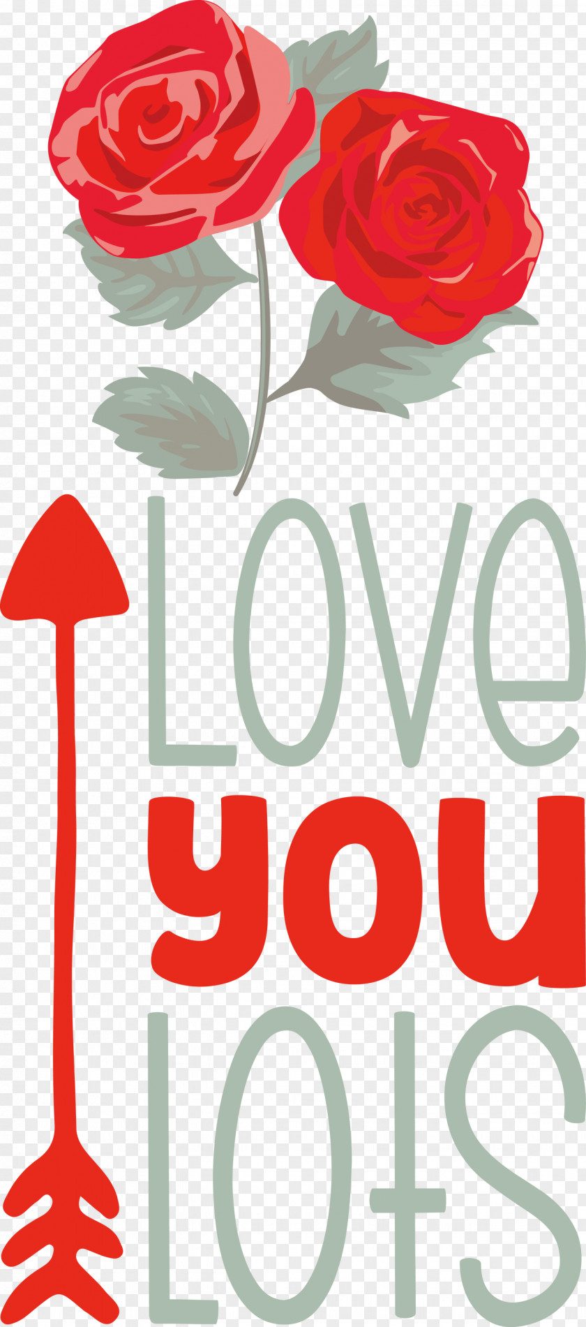 Love You Lots Valentines Day Valentine PNG