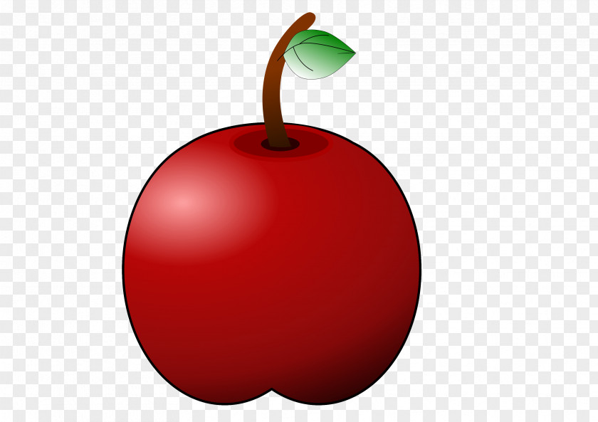 Red Apple II LibreOffice Clip Art PNG