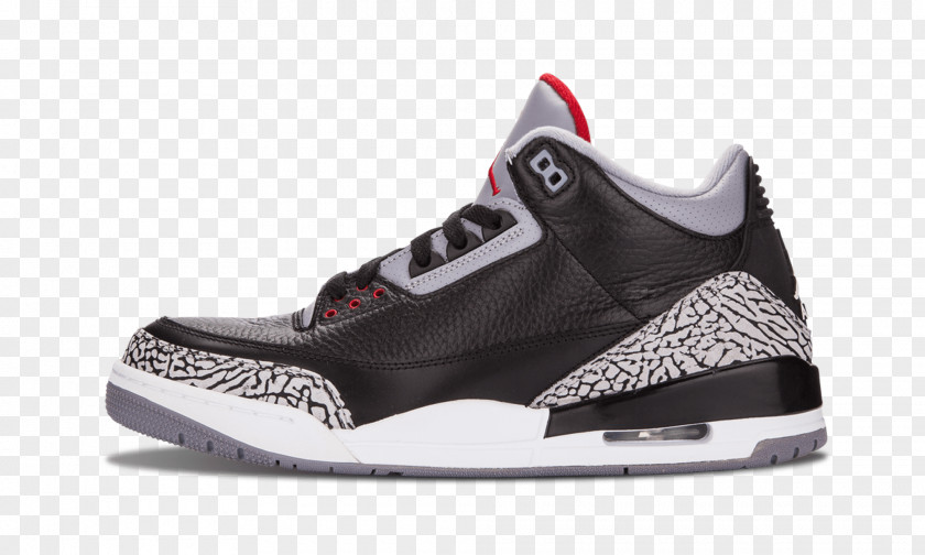 Nike Air Jordan Retro 3 Boys Sneakers Shoe PNG