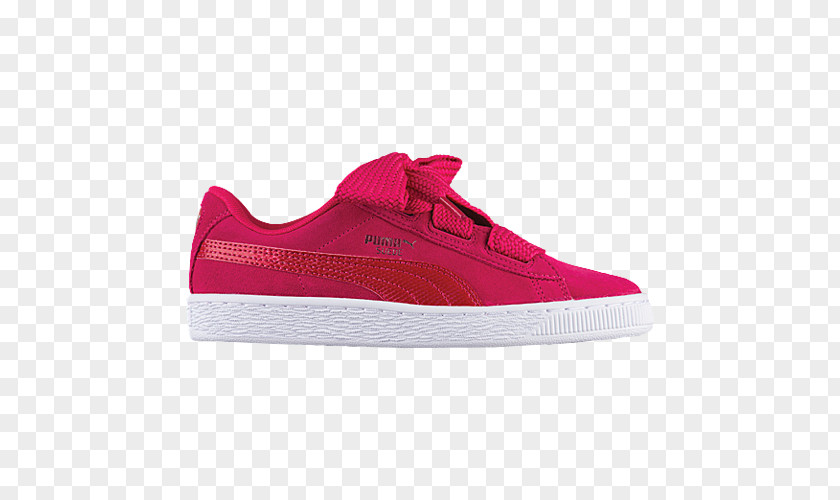 Pink Puma Shoes For Women 8 Sports Suede Clothing PNG