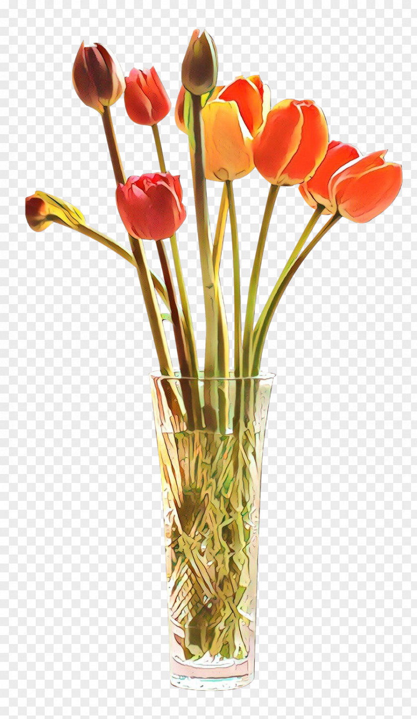 Tulip Vase Flower Bouquet PNG