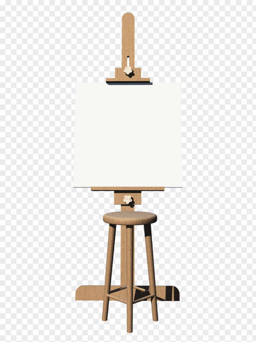 Wood Easel Clip Art PNG