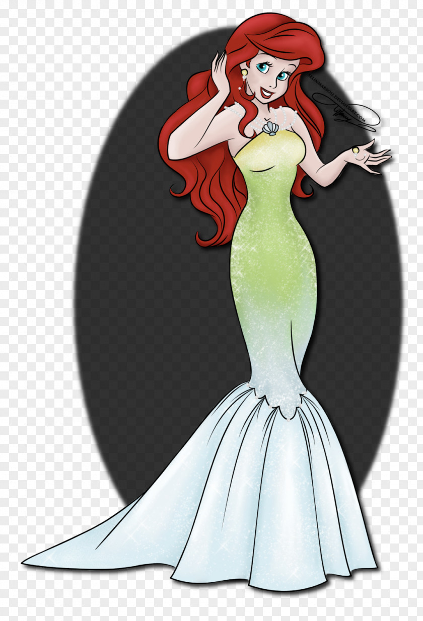 Disney Princess Ariel Line Art Drawing Coloring Book PNG