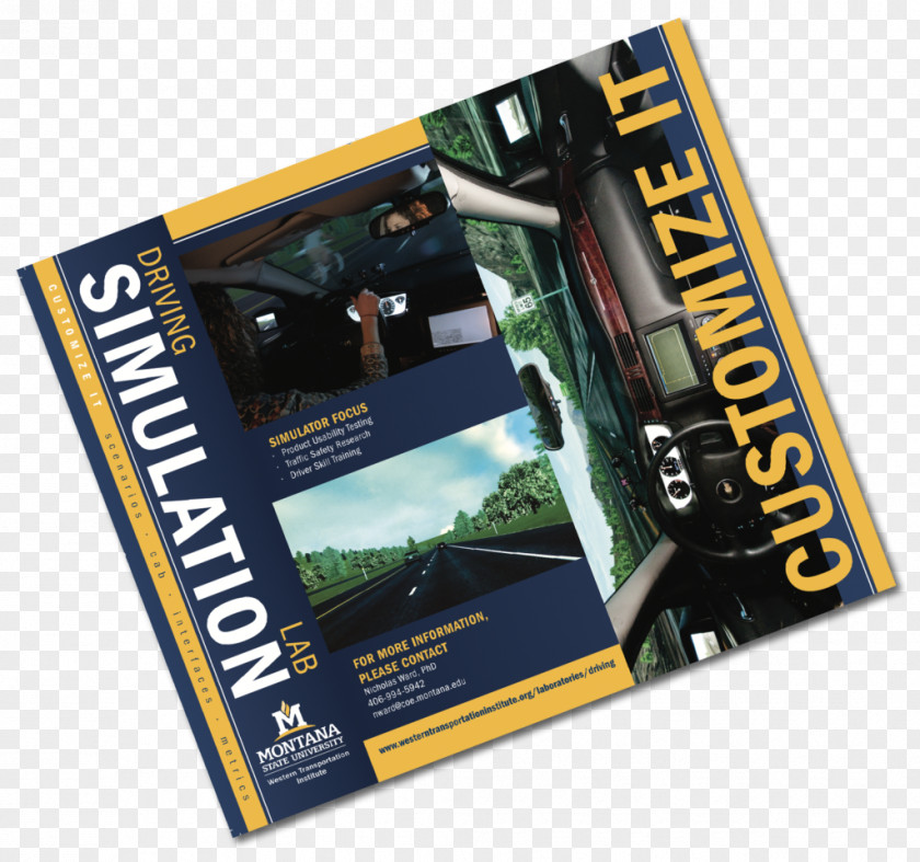 Driving Simulator Laboratory Marketing Brochure Simulation PNG