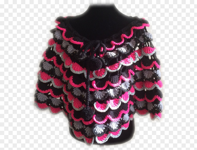 Foto Jas Fur Poncho Outerwear Sleeve Pink M PNG