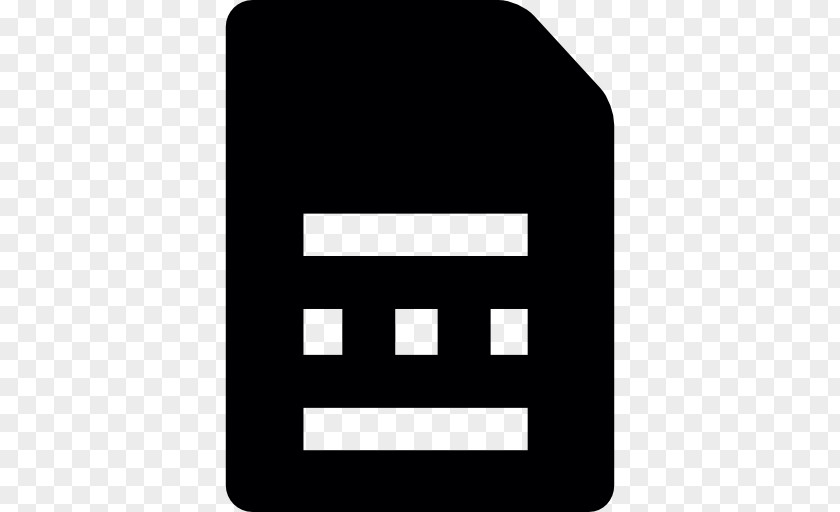 Rectangle Symbol Black PNG