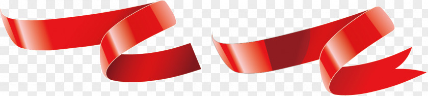 Red Ribbon Streamers Vector Euclidean Shutterstock Cdr PNG