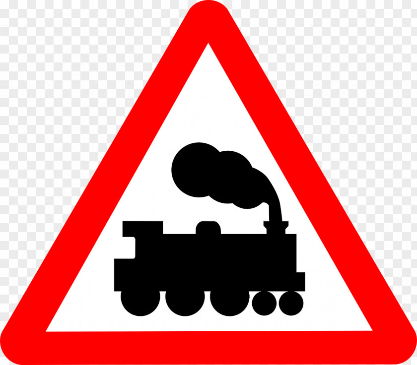 Attention Train Rail Transport Traffic Sign Clip Art PNG