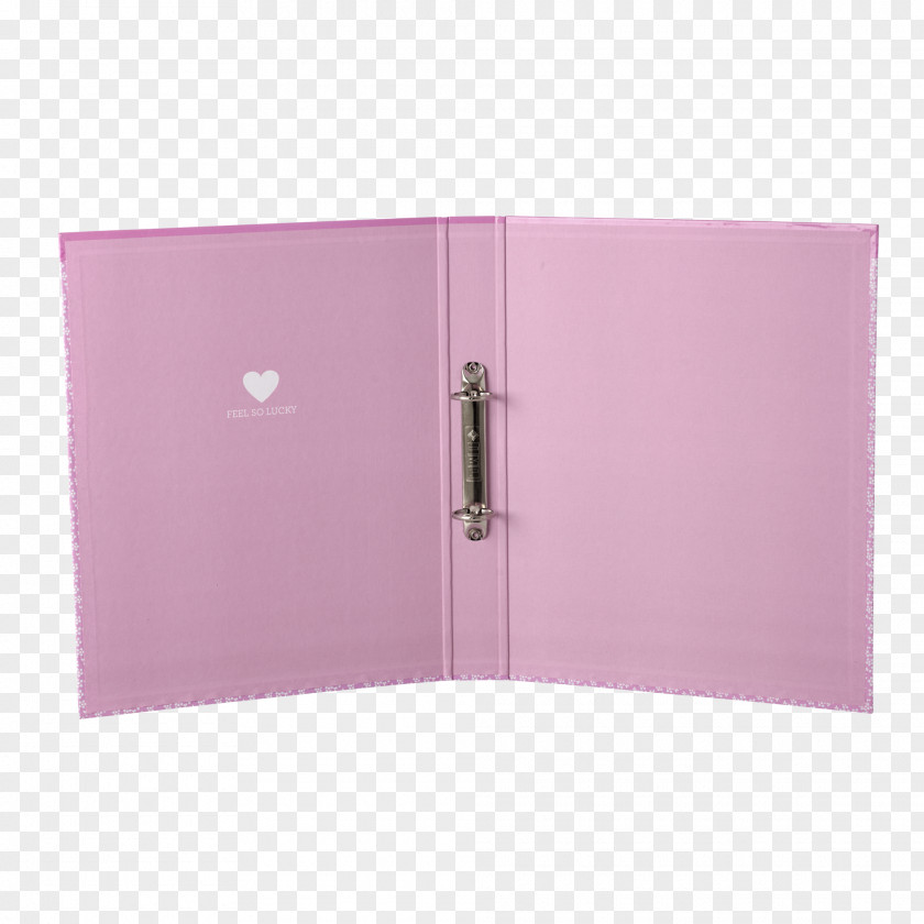 Binder Paper A4 Ringband Pink Color PNG
