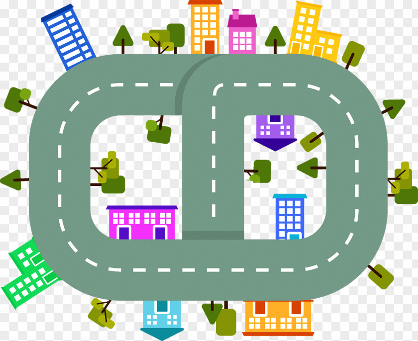 City Highway Road Euclidean Vector PNG