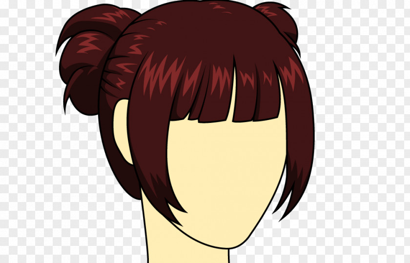 Hair Hairstyle Bangs Drawing Bun PNG