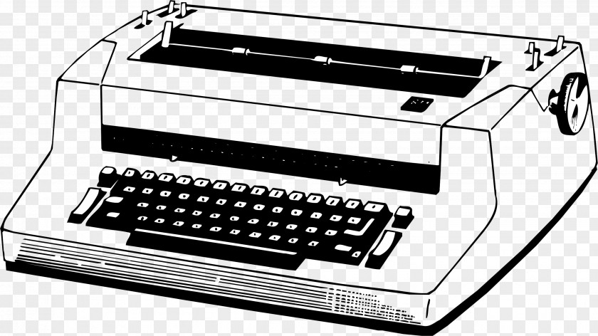Keyboard Printing Typewriter Printer Electronics PNG