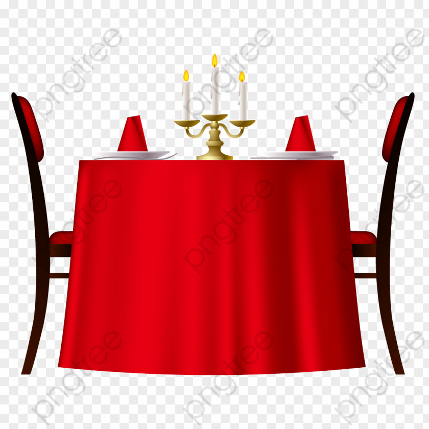 Red Carpet Table Cartoon PNG