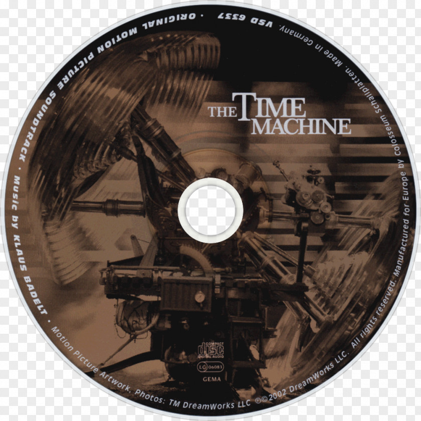 Motion Poster The Time Machine Compact Disc Film Travel Soundtrack PNG