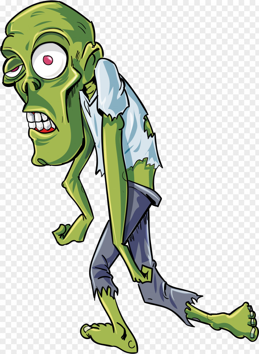 Zombie Halloween Jiangshi Illustration PNG Illustration, green zombie clipart PNG