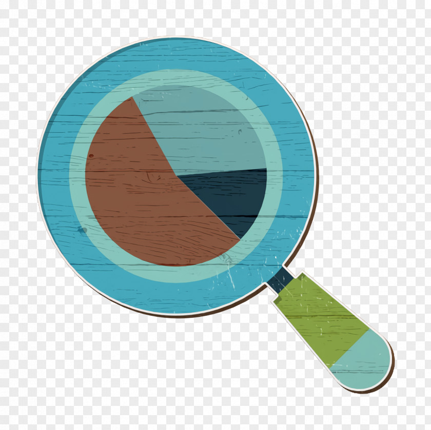 Digital Marketing Icon Magnifying Glass Analytics PNG