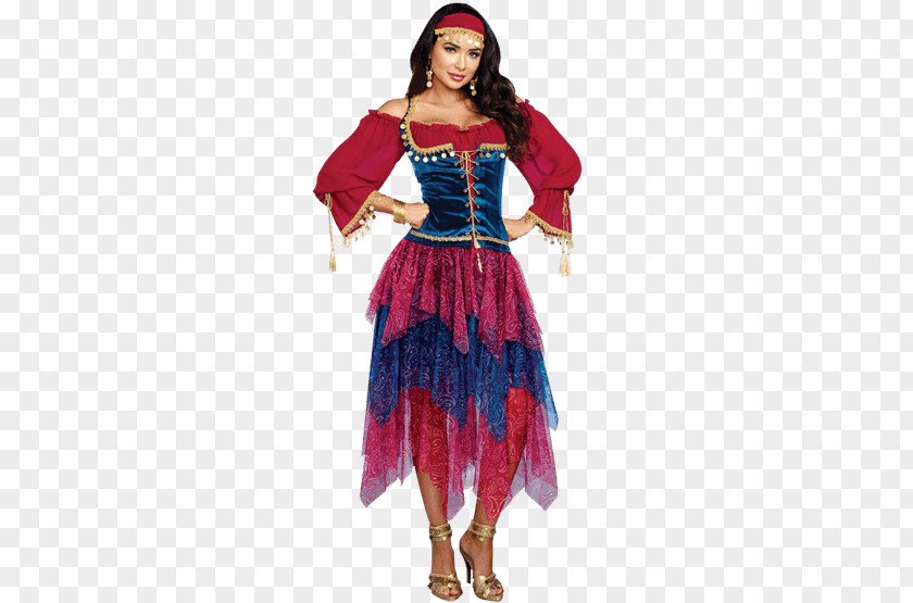Dress Halloween Costume Clothing Romani People Crystal Ball PNG