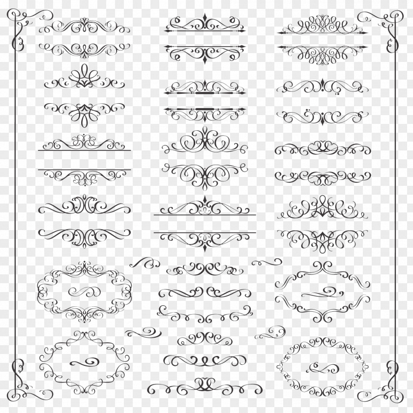 European-style Lace Pattern Design Vector Material Stock Illustration Royalty-free Ornament PNG