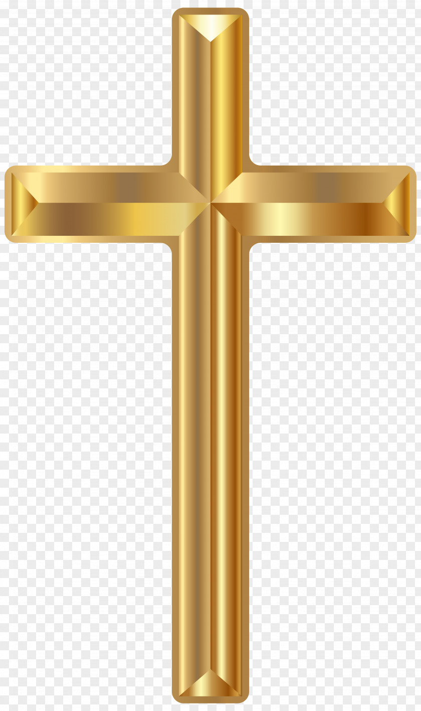 Gold Cross Transparent Clip Art Image Computer File PNG