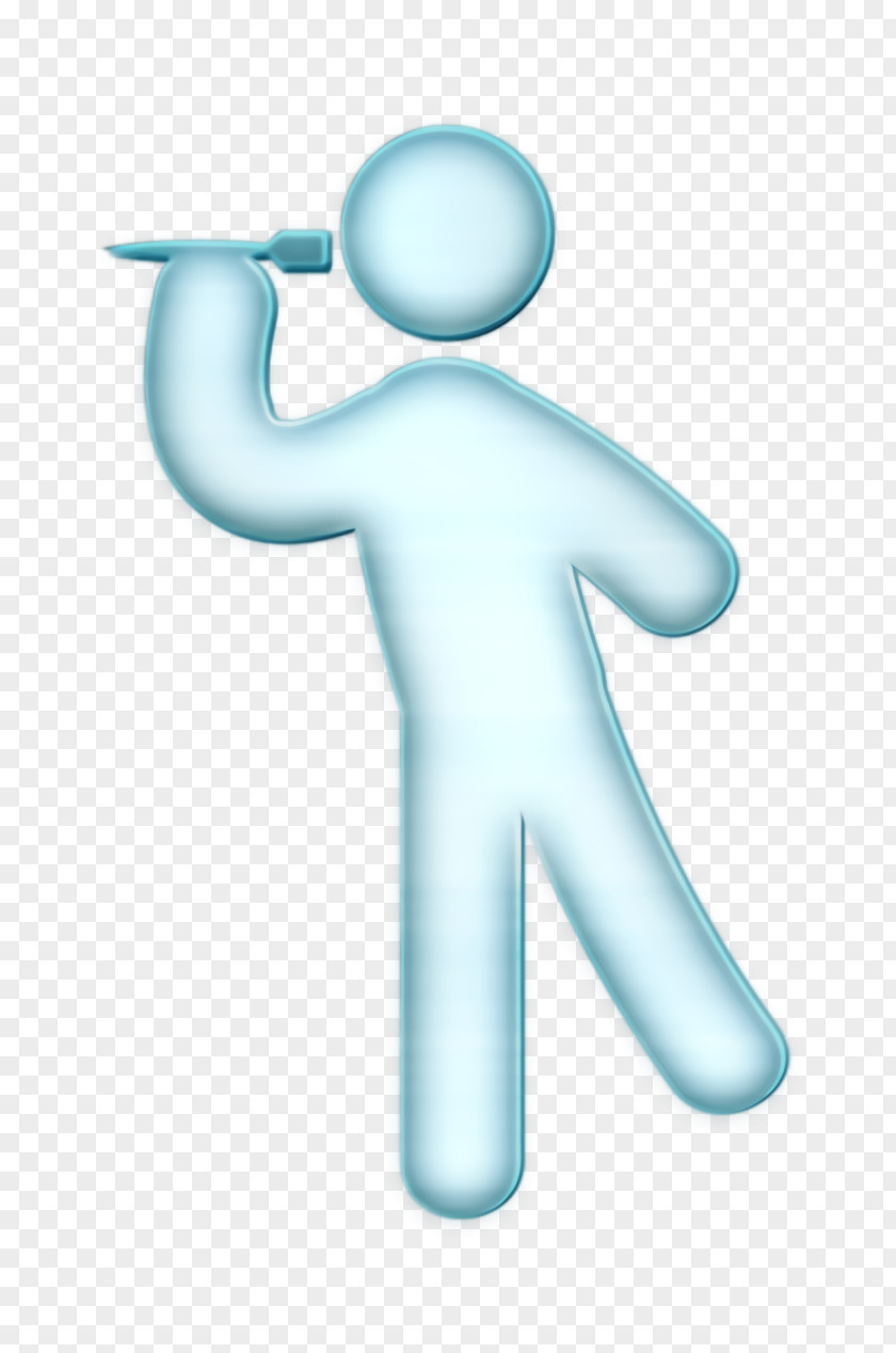Man Throwing A Dart Icon People PNG