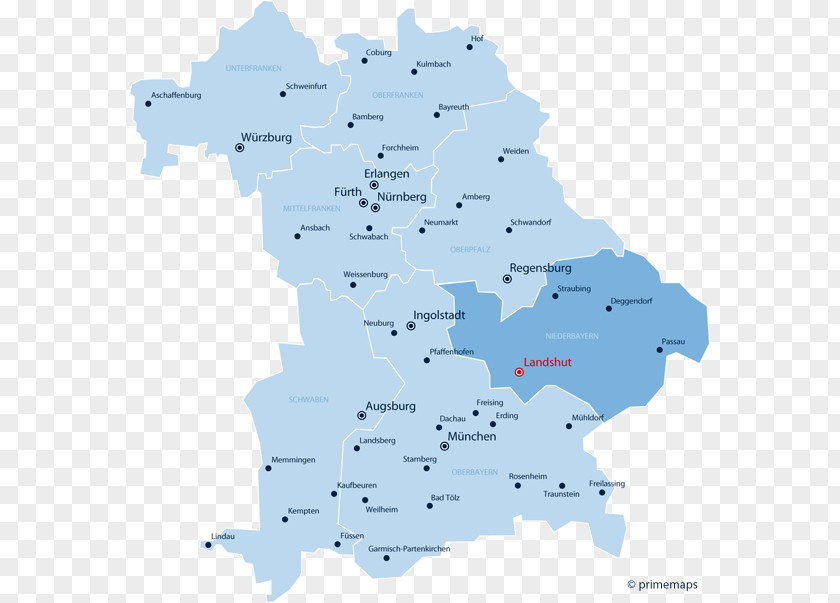 Map Landshut Passau City Geography PNG