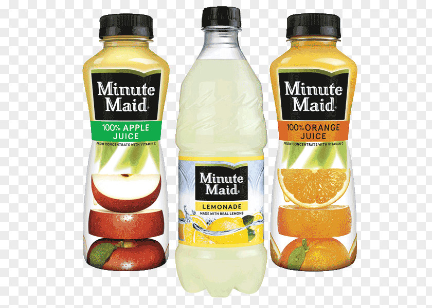 Minute Maid Apple Juice Orange Lemonade PNG