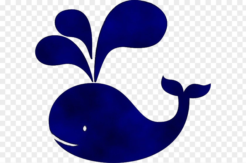Whale Symbol Watercolor Leaf PNG