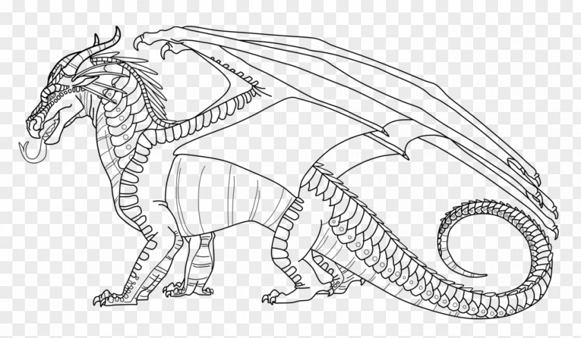 Wings Of Fire Coloring Book Nightwing PNG