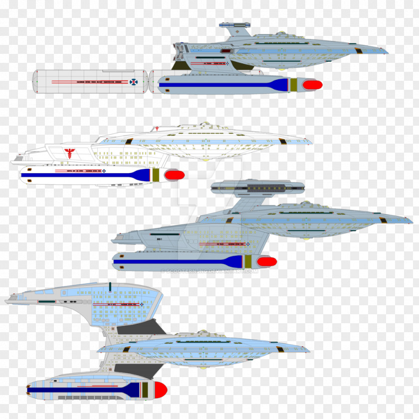 Akira Class Star Trek Ambassador Starship Starfleet DeviantArt Drawing PNG