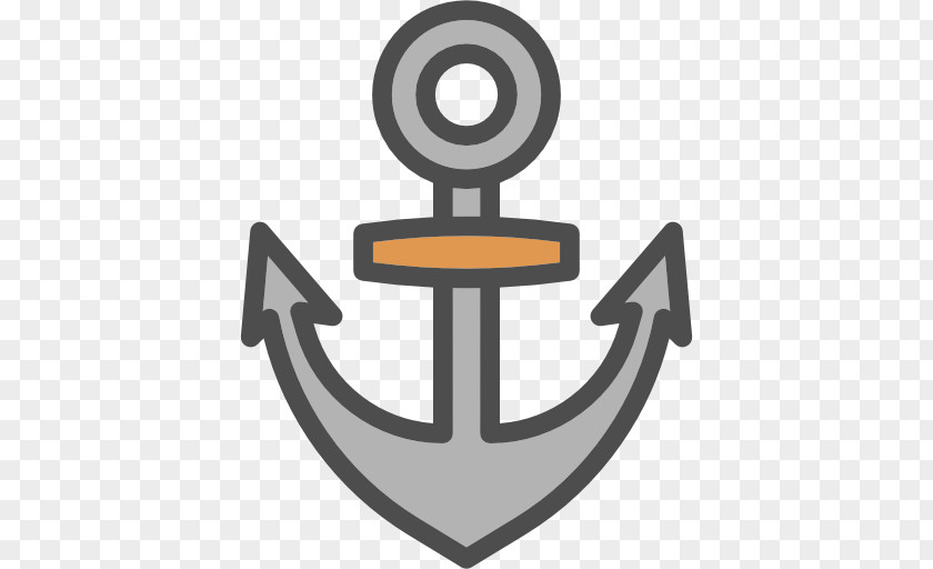 Cartoon Anchor Icon PNG