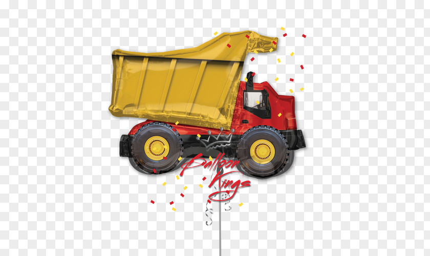 Dump Truck Checklist Balloon Birthday Party PNG