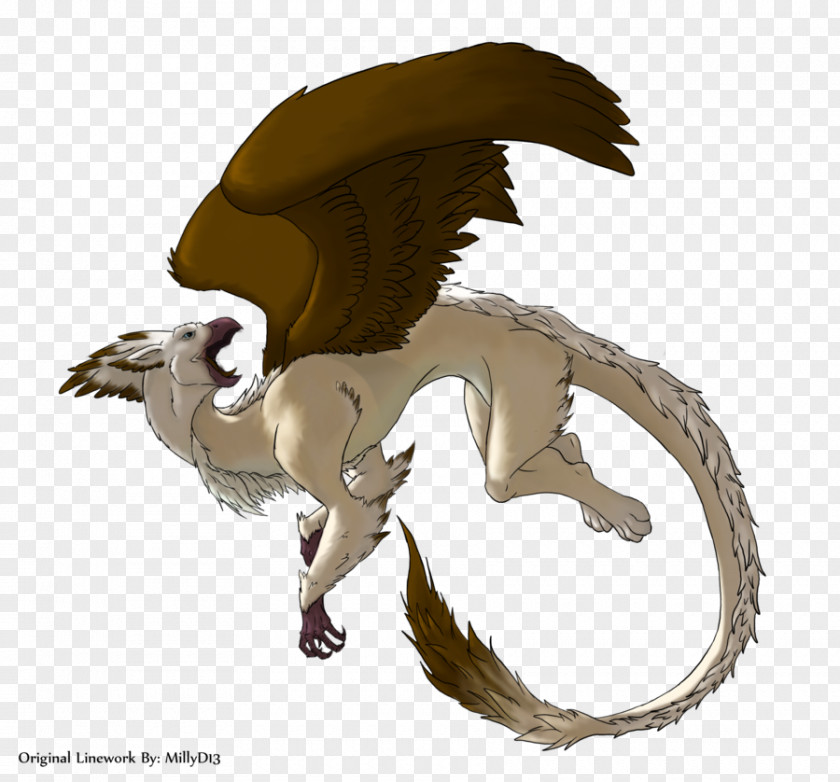 Griffin Flight Legendary Creature Drawing PNG