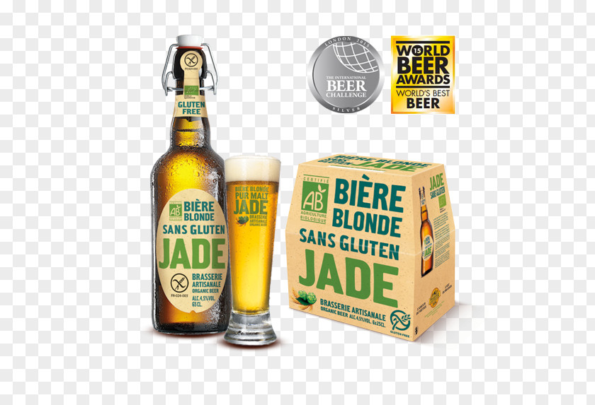 Beer Lager Gluten-free Brasserie Castelain Bottle PNG