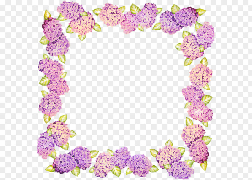 Cut Flowers Cornales Watercolor Frame PNG