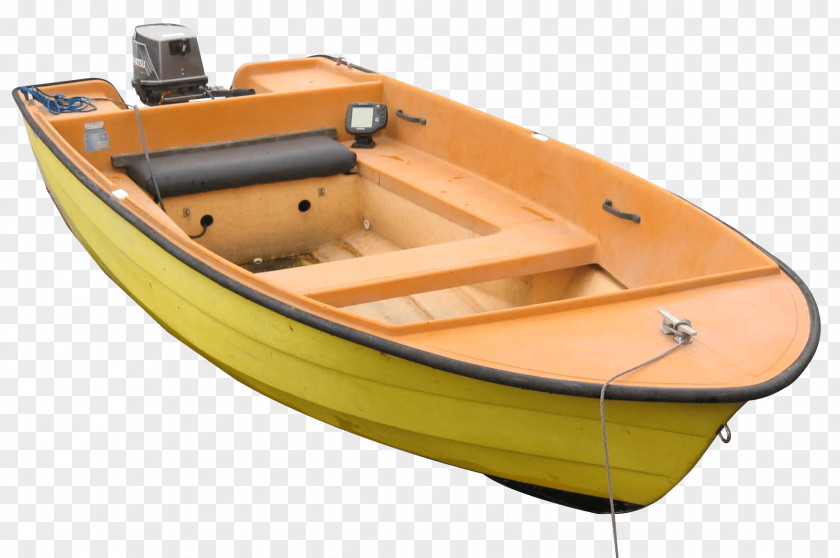 Small Fishing Boat PNG Boat, orange and yellow speedboat clipart PNG