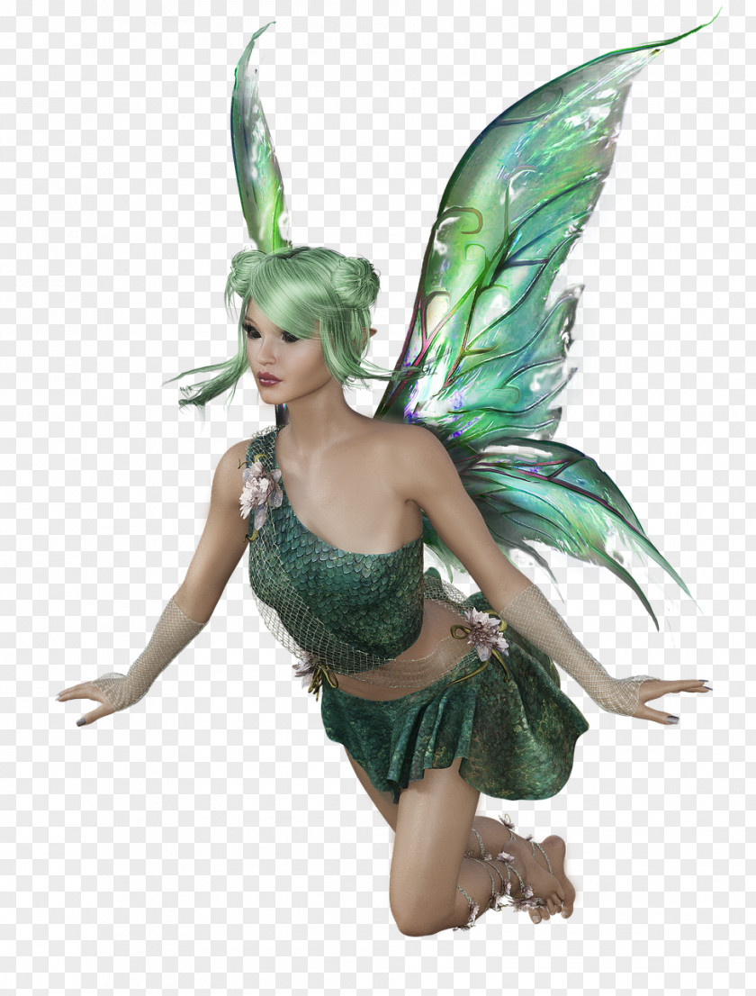 Fairy The Green Elemental Fantasy Magic PNG