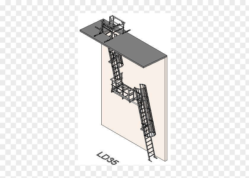 Ladder Safety Technology Font PNG