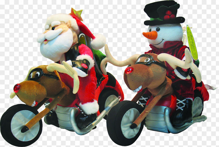Santa Claus And Snowman China Toy Child PNG