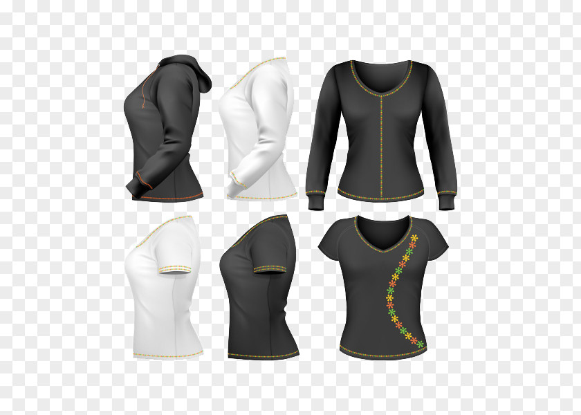 Women's Clothing Apparel Design Template T-shirt Hoodie PNG