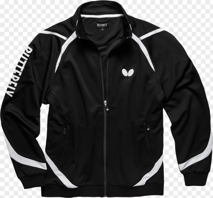 Black Jacket Tracksuit Ping Pong Petrocheilos George Butterfly Table PNG